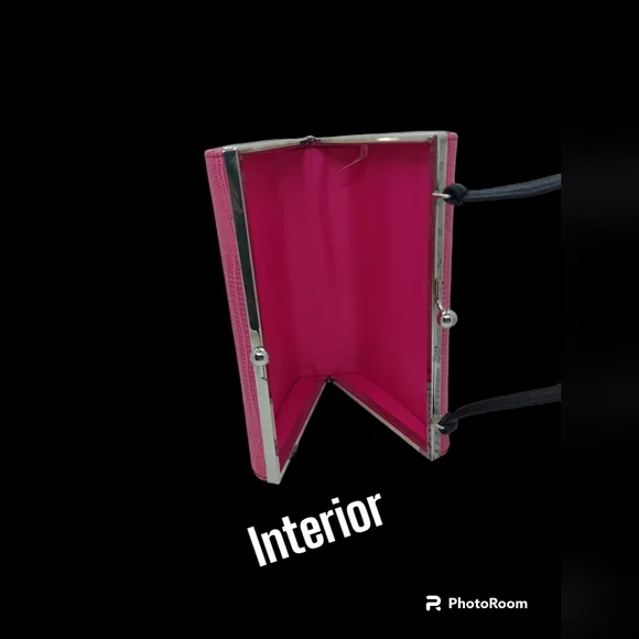 Unbranded Pink Textured Small Handbag - Picture 8 of 8